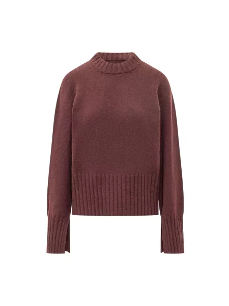 Sweter Laneus brązowy