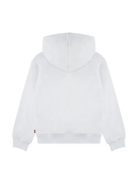 Levi's Dětská mikina BATWING PATCH HOODIE bílá