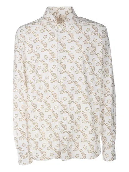 Дълго риза 4ff на цветя с принт