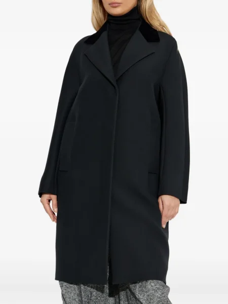 Palton Max Mara de catifea negru