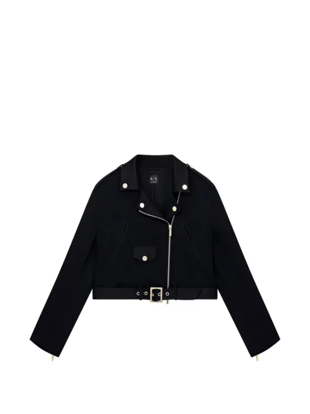 Decupat geacă Armani Exchange negru