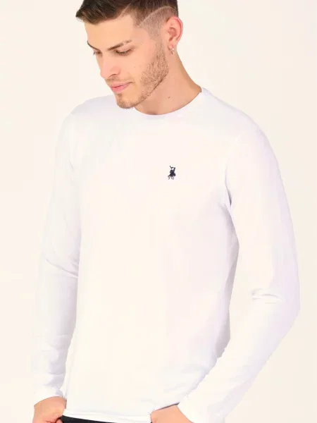 Тениска с дълъг ръкав Dewberry бяло