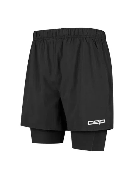 Sportowe spodenki kompresyjne CORE Run do biegania CEP czarne