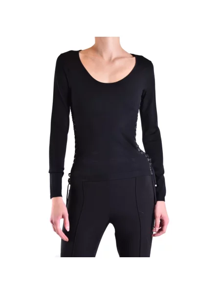 Sweter Dolce And Gabbana z okrągłym dekoltem czarny