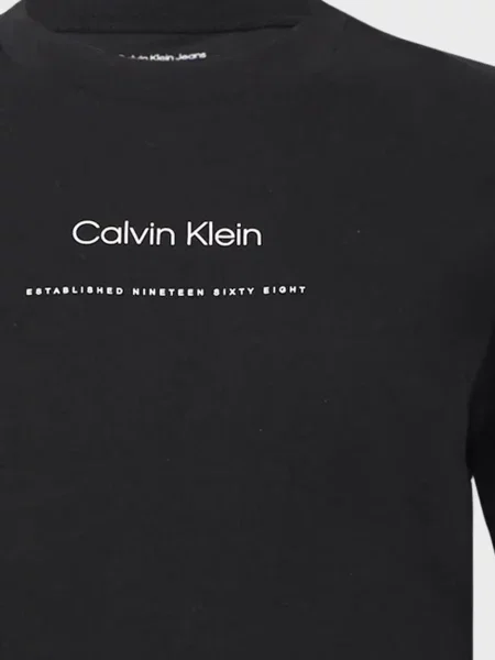 Класична футболка Calvin Klein Jeans чорна