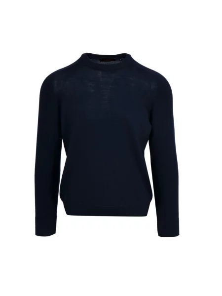 Sweter Gran Sasso wełniany niebieski