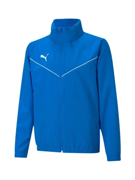 PUMA Geacă sport TeamRise albastru alb