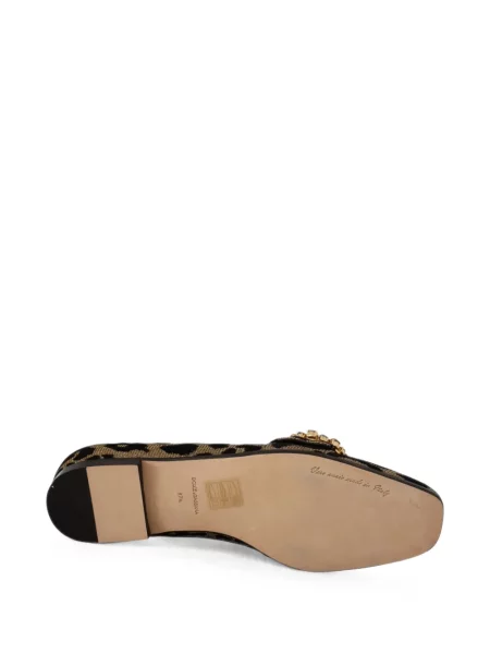 Leopárdmintás loafer Dolce & Gabbana nyomtatás