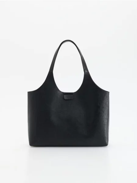 Reserved Geantă hobo negru