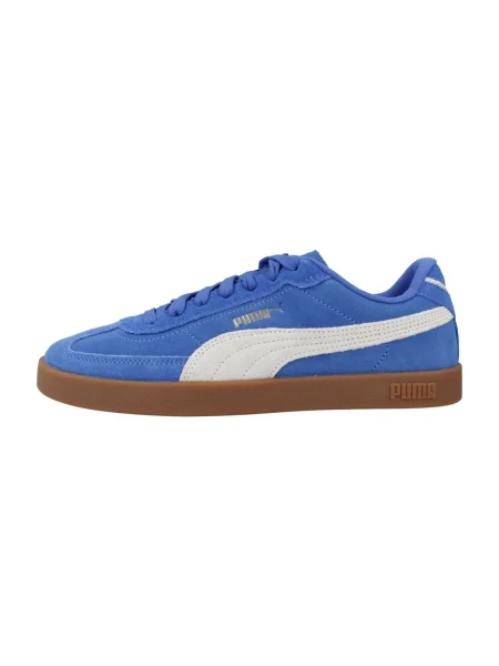 Pantofi Puma din piele de căprioară albastru