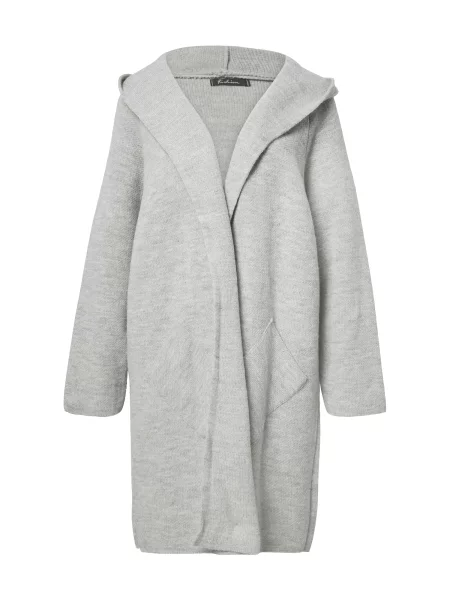 Zwillingsherz Geacă tricotată Annabell deschis gri