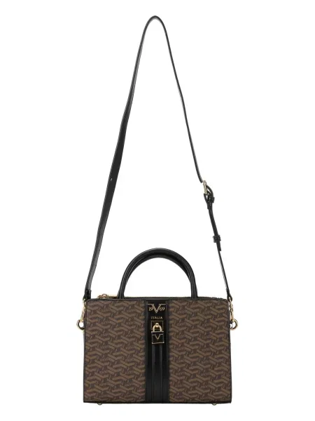 ITALIA Geantă de umăr Lisana Aop maro negru