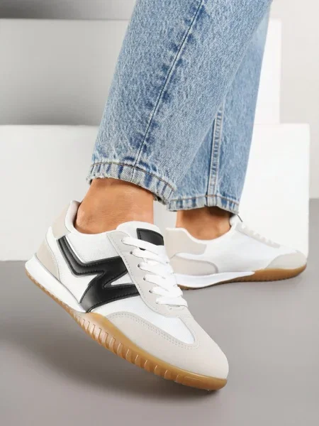Sneakers Tanelis cu negru alb