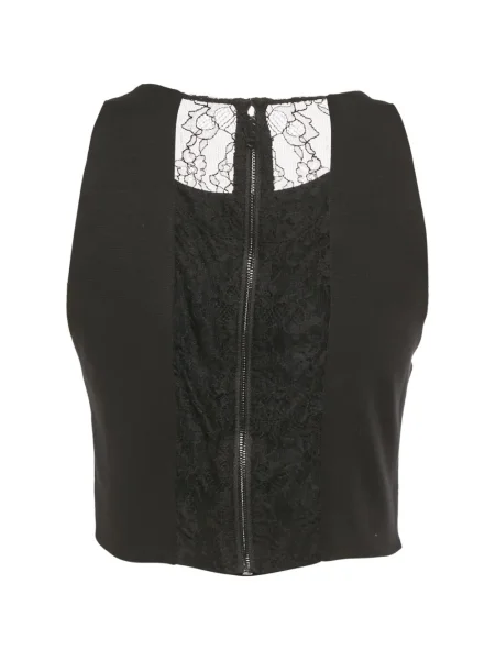 Top Alice + Olivia din dantelă negru