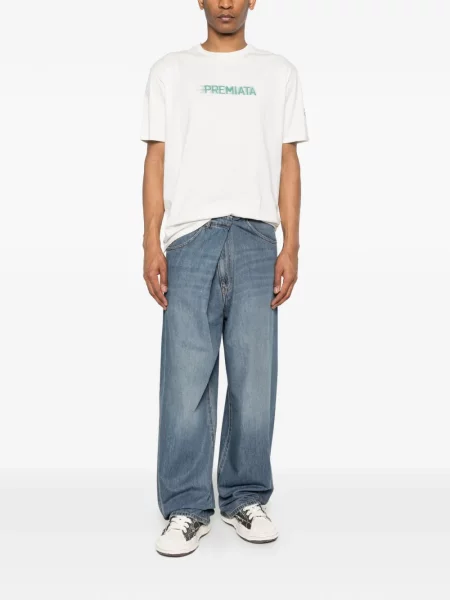 Grafic tricou Premiata cu imagine alb