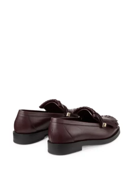 Pantofi loafer Jimmy Choo roșu