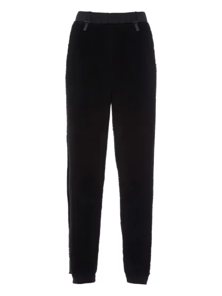 Pantaloni Prada cu imagine negru