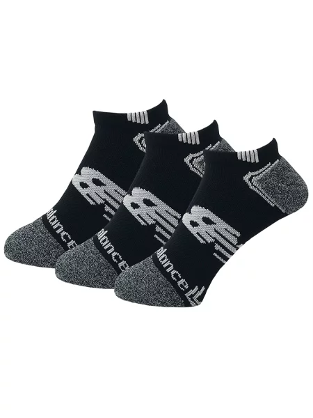 Ponožky New Balance No Show Run 3 pray black/white bílé