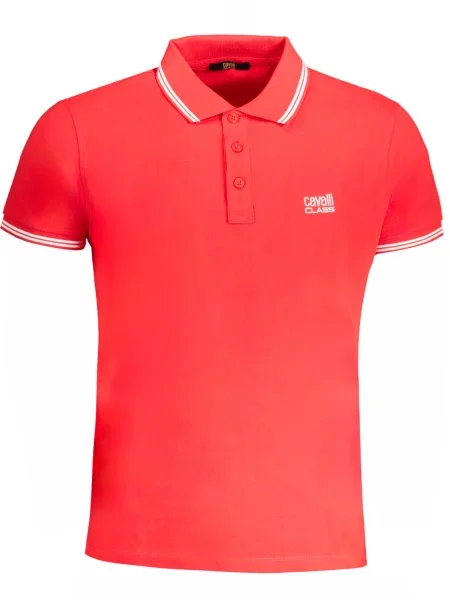 Krátké polotričko Cavalli Class červené