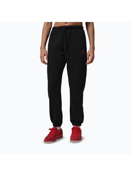 Női nadrág Nike Jordan Fleece black/gym red. Méret: XS fekete