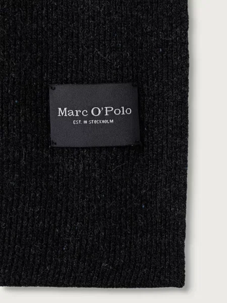 Marc O'Polo szalik z wełną szara
