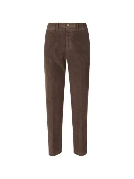 Pantaloni Briglia 1949 de catifea cord maro