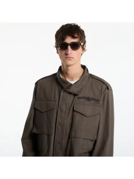 Geacă parka Kenzo cu strasuri gri