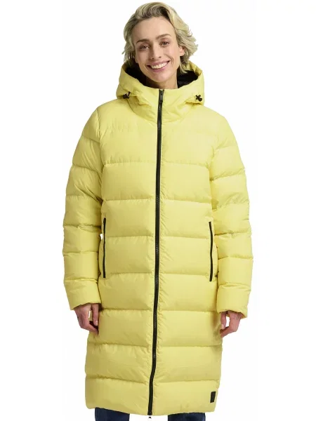 Пуховик Jack Wolfskin Frozen palace coat w rds жовтий