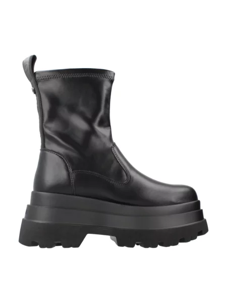 Botine Buffalo cu platformă negru