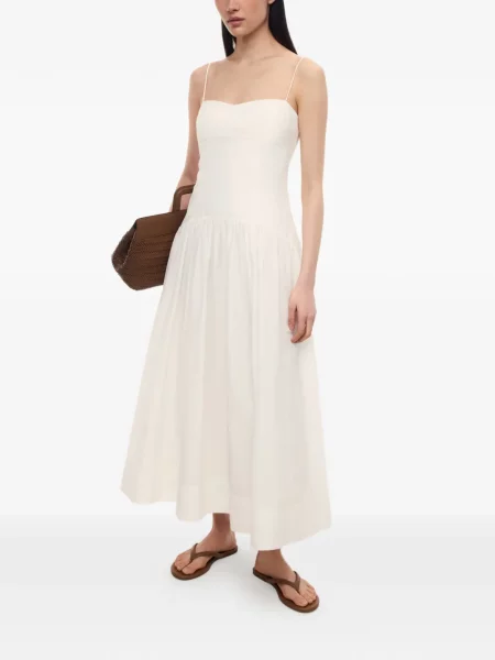 Rochie 12 Storeez cu bretele alb