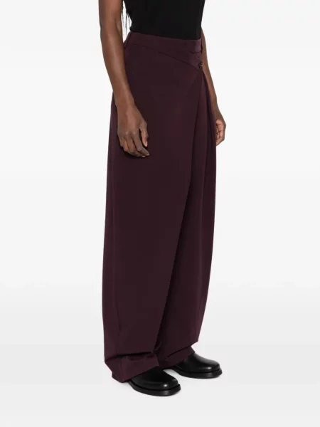 Pantaloni Pinko plic roșu