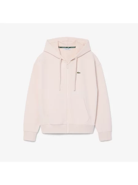 Lacoste Bluza Z Kapturem Z Piki Na różowa