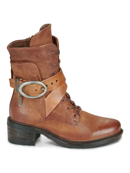 Pantofi Airstep / A.s.98 din dantelă maro