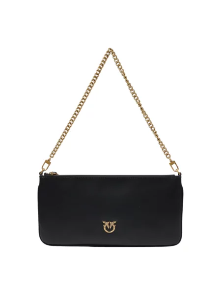 Geantă de mână Pinko din piele fără toc plic negru