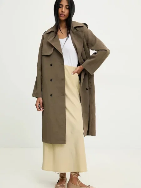 Спідниця Answear Lab maxi розкльошена жовтий