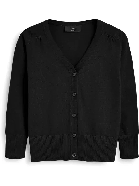 Next Geacă tricotată negru