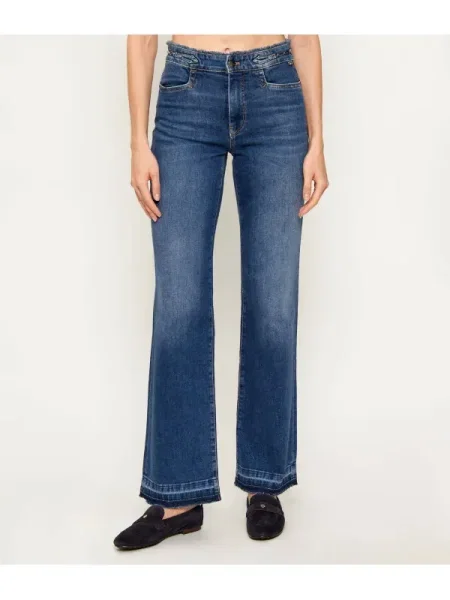 Marc Cain Blugi | flare fit | high waist albastru