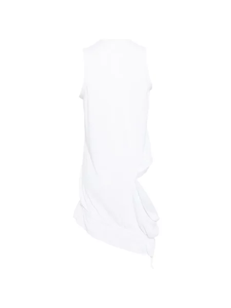 Top Comme Des Garçons asimetric alb