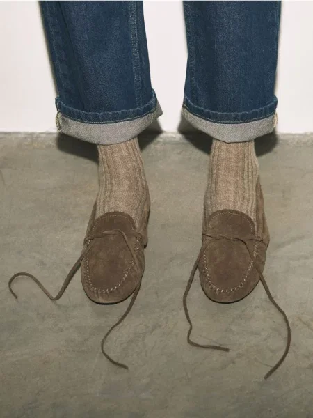 Замшевые лоферы Reserved