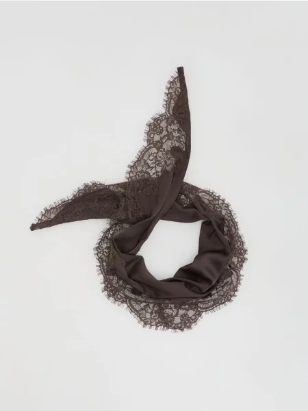 Шарф Reserved коричневий