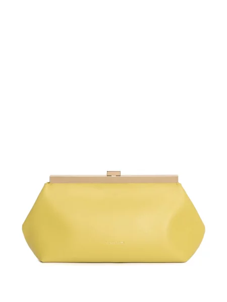 Кожена чанта тип портмоне Fabiana Filippi жълто
