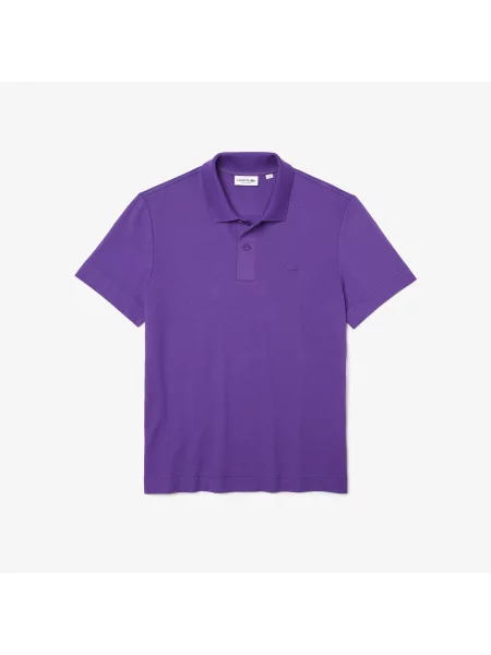 Поло Lacoste фиолетовое