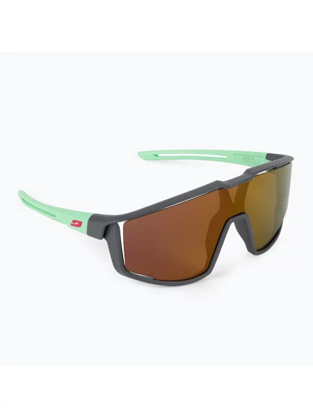 Gyerek napszemüveg Julbo Fury Junior Spectron matt szürke/menta/rózsaszín flash. Méret: szürke