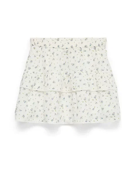 VERO MODA Fustă VMTRINE albastru / verde alb