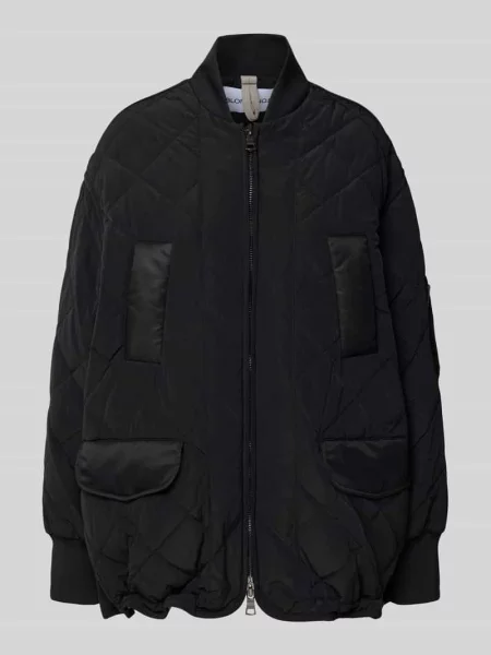 Kurtka pikowana z fakturowanym wzorem Blonde No. 8 czarna