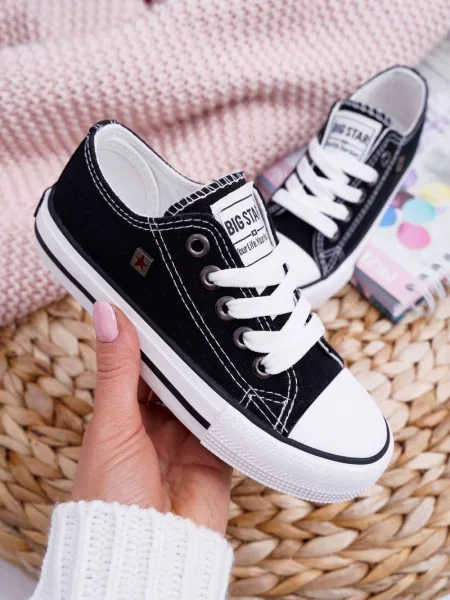 Gyerek félcipő Big Star Shoes fekete