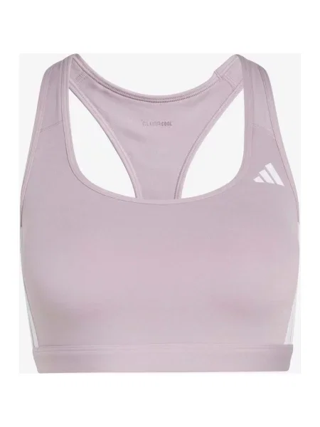 Biustonosz adidas 3 bandas Optime Essentials jasny XS różowy
