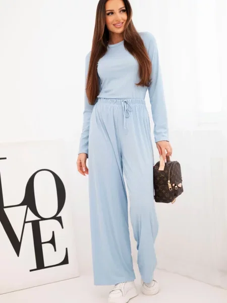 Bluzka Kesi Włoski niebieska