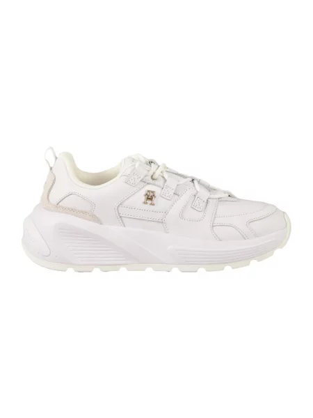 Sneakersy Tommy Hilfiger skórzane białe