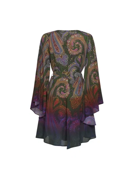 Sukienka mini Etro z wzorem paisley